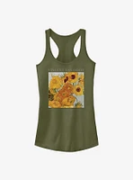 Van Gogh Flowers Girls Tank