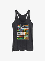 Vintage Color Chart Girls Tank