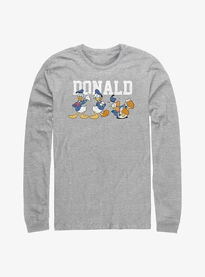 Disney Donald Duck Poses Long-Sleeve T-Shirt