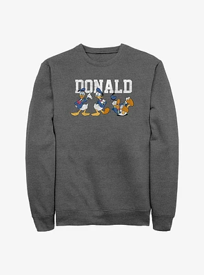 Disney Donald Duck Poses Sweatshirt