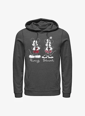 Disney Mickey Mouse & Minnie Always Forever Hoodie