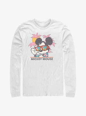 Disney Mickey Mouse Beach Sunglasses Long-Sleeve T-Shirt