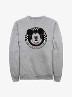 Disney Mickey Mouse Checkered Sweatshirt