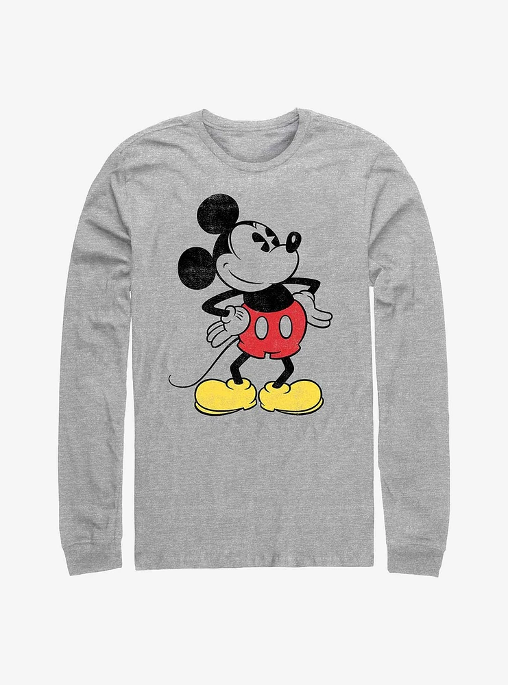 Disney Mickey Mouse Classic Vintage Long-Sleeve T-Shirt