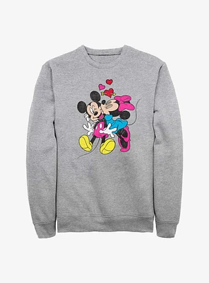 Disney Mickey Mouse & Minnie Love Sweatshirt