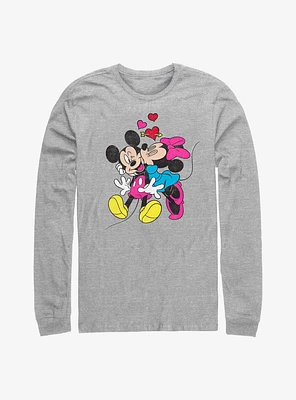 Disney Mickey Mouse & Minnie Love Long-Sleeve T-Shirt