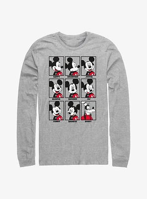 Disney Mickey Mouse Mood Long-Sleeve T-Shirt