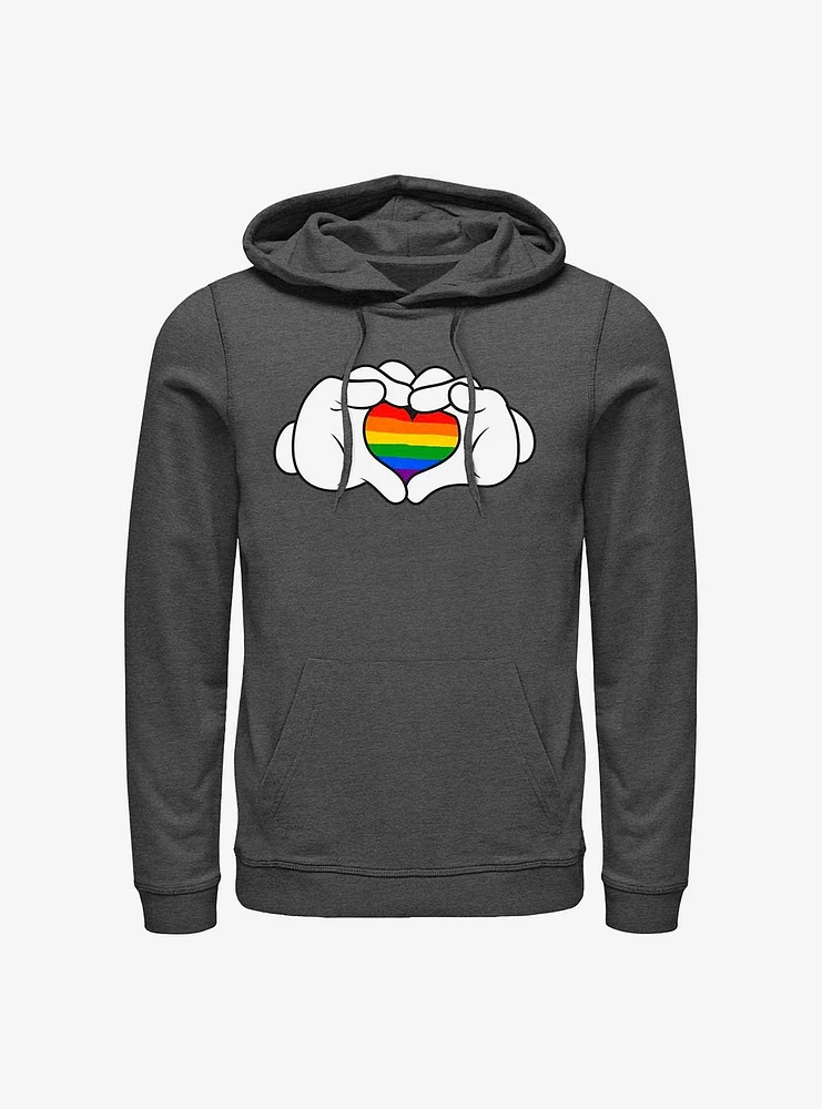 Disney Mickey Mouse Rainbow Love Hoodie