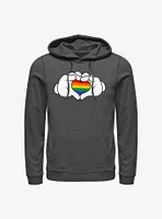 Disney Mickey Mouse Rainbow Love Hoodie