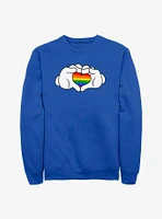 Disney Mickey Mouse Rainbow Love Sweatshirt