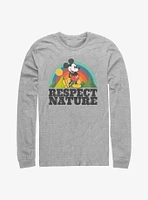 Disney Mickey Mouse Respect Nature Long-Sleeve T-Shirt