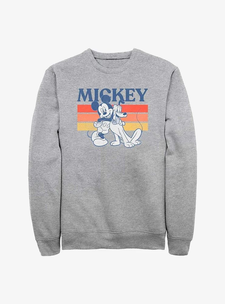 Disney Mickey Mouse & Pluto Retro Squad Sweatshirt