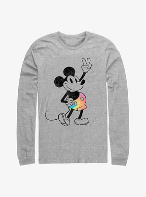 Disney Mickey Mouse Tie Dye Long-Sleeve T-Shirt