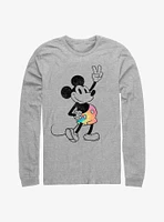Disney Mickey Mouse Tie Dye Long-Sleeve T-Shirt