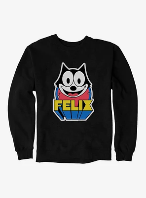 Felix The Cat 3D Block Text Sweatshirt