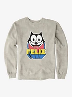 Felix The Cat 3D Block Text Sweatshirt