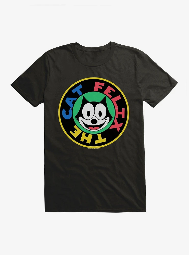 Felix The Cat 90s Sticker Graphic T-Shirt