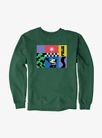 Felix The Cat 90s Graphic Collage Sweatshirt