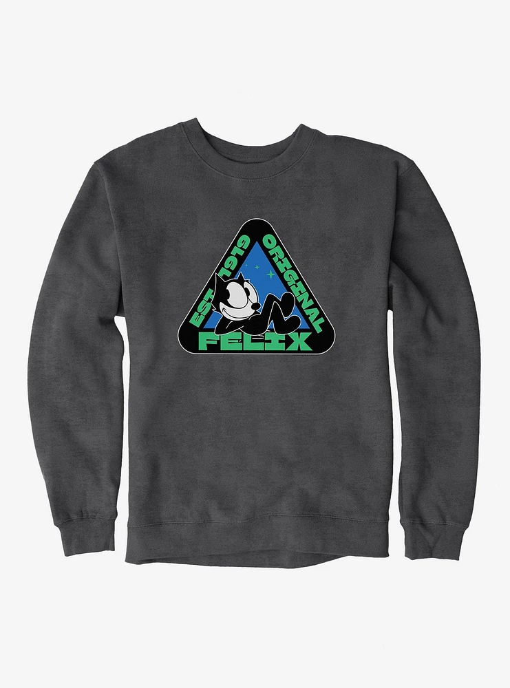 Felix The Cat Original Triangular Graphic Sweatshirt