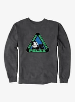 Felix The Cat Original Triangular Graphic Sweatshirt