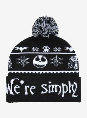 The Nightmare Before Christmas Meant To Be Pom Beanie
