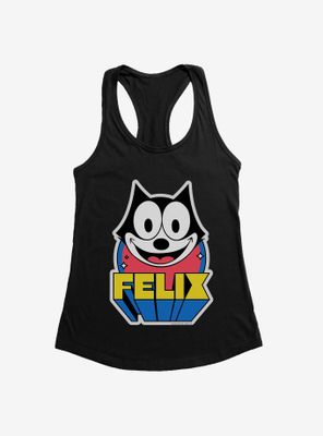 Felix The Cat 3D Block Text Womens Tank Top