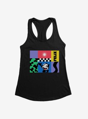 Felix The Cat 90s Graphic Collage Womens Tank Top