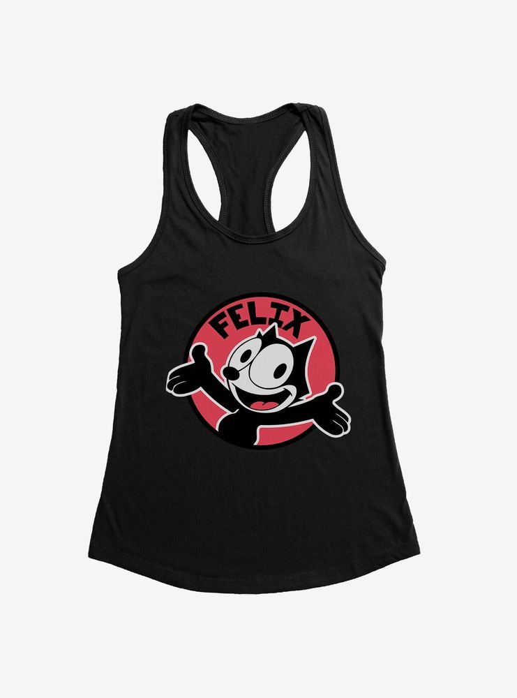 Felix The Cat Happy Smiles Sticker Graphic Womens Tank Top