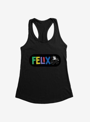 Felix The Cat Whistling And Walking Womens Tank Top