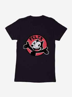 Felix The Cat Happy Smiles Sticker Graphic Womens T-Shirt