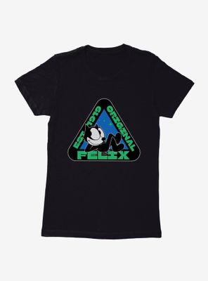 Felix The Cat Original Triangular Graphic Womens T-Shirt