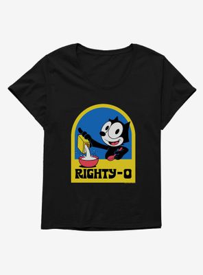 Felix The Cat Righty-O Womens T-Shirt Plus