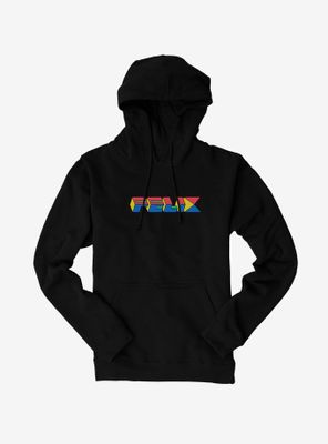 Felix The Cat 90s Cube Text Hoodie