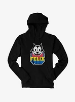 Felix The Cat 3D Block Text Hoodie