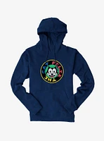 Felix The Cat 90s Sticker Graphic Hoodie