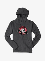 Felix The Cat Happy Smiles Sticker Graphic Hoodie