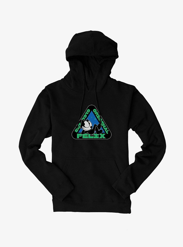 Felix The Cat Original Triangular Graphic Hoodie