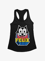 Felix The Cat 3D Block Text Girls Tank