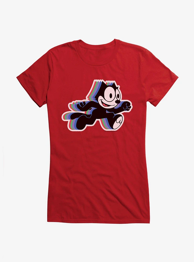 Felix The Cat Hologram Girls T-Shirt