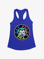 Felix The Cat 90s Sticker Graphic Girls Tank