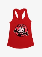 Felix The Cat Happy Smiles Sticker Graphic Girls Tank