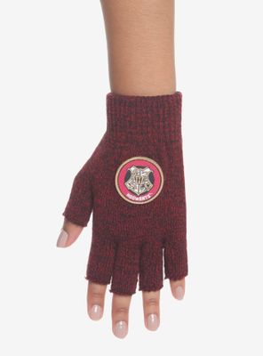 Harry Potter Hogwarts Crest Fingerless Gloves