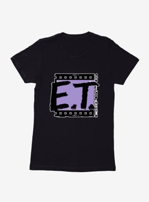 E.T. Film Letter Womens T-Shirt
