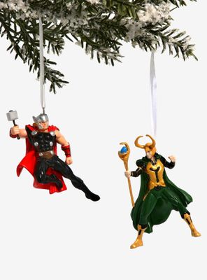 Hallmark Marvel Thor & Loki Ornament Set