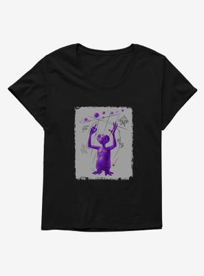 E.T. Scribbles Womens T-Shirt Plus