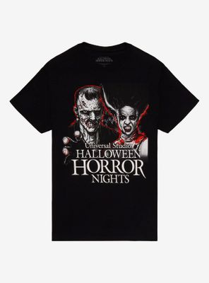 Universal Studios Halloween Horror Nights Frankenstein & Bride Of T-Shirt