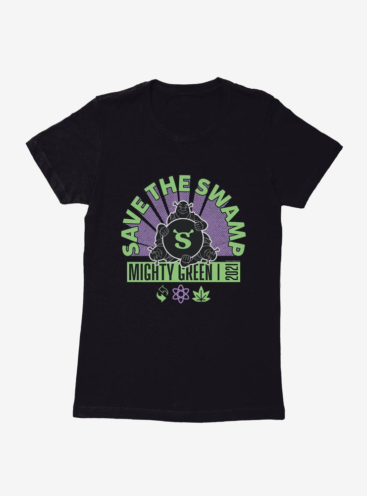 Shrek Save The Swamp  Womens T-Shirt