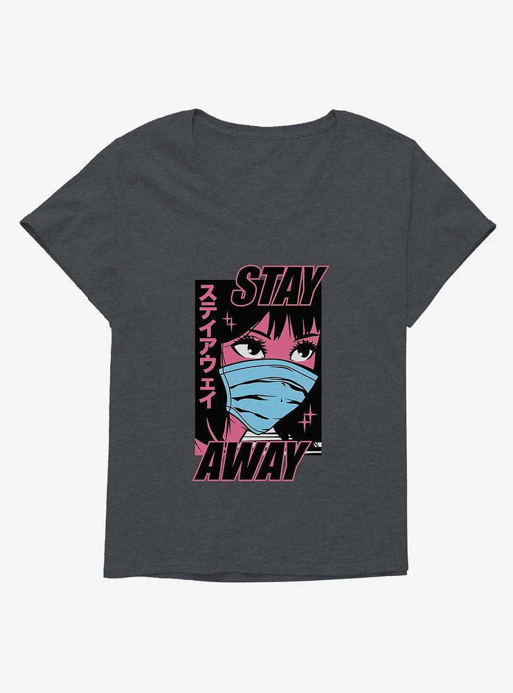 Anime Girl Stay Away Girls T-Shirt Plus