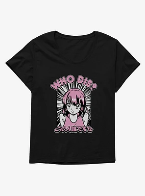 Anime Girl Who Dis Girls T-Shirt Plus