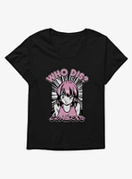 Anime Girl Who Dis Girls T-Shirt Plus